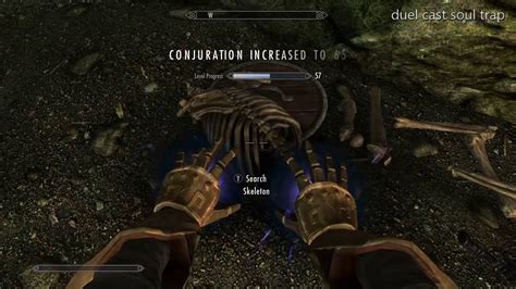 You will only get xp for that skill if it is actually being useful. . Levelling conjuration skyrim